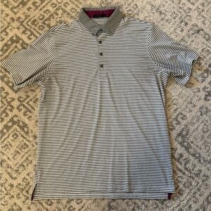 Striped Gray Greyson Polo Shirt